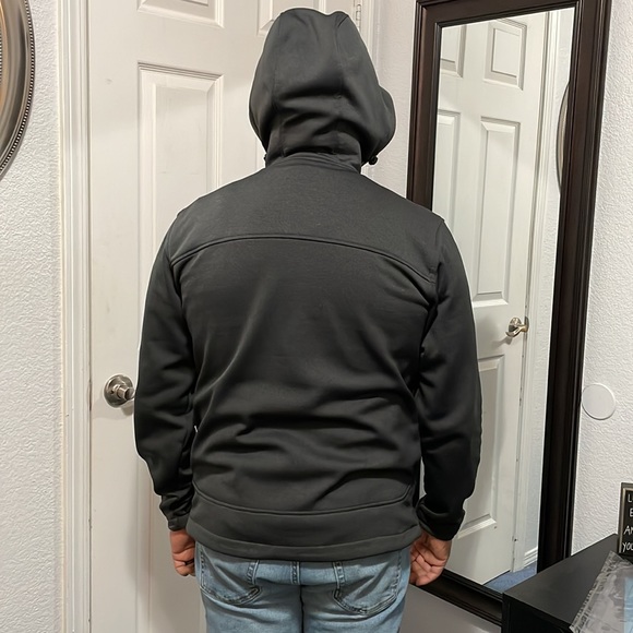 Free Country mens medium marled fleece jacket. - Picture 3 of 6